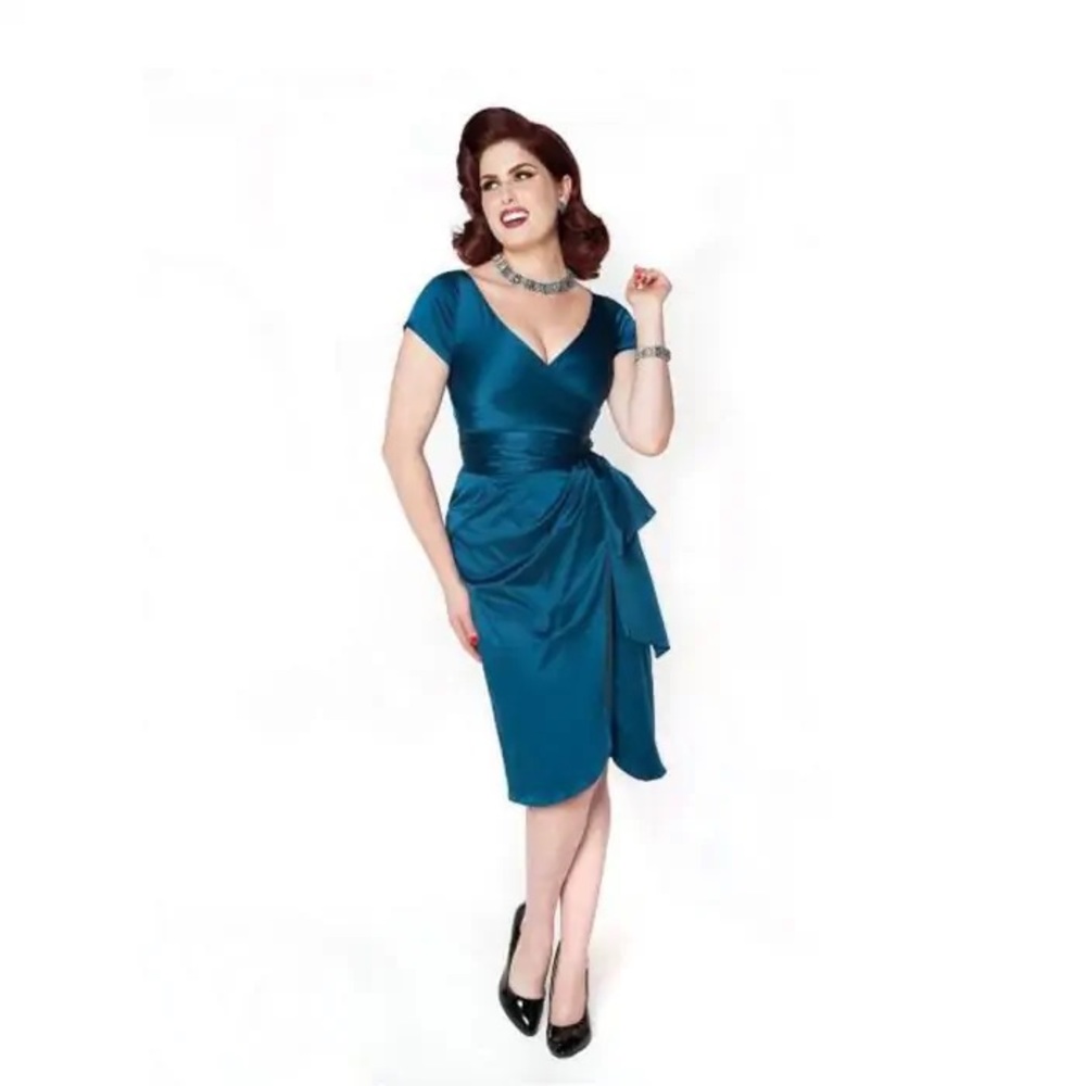 Pinup Couture Ava Dress Blue